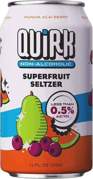 Quirk Non-Alcoholic Superfruit Seltzer