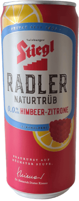 Radler Naturtrüb 0.0% Himbeer-Zitrone