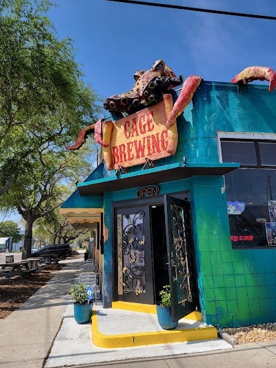 Cage Brewing & Kraken Joe's Pizza