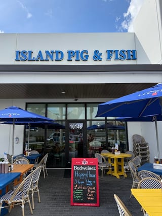 Island Pig And Fish