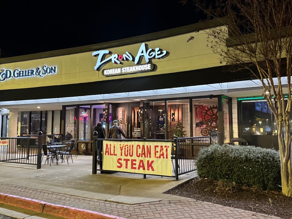 Iron Age Korean Steak House