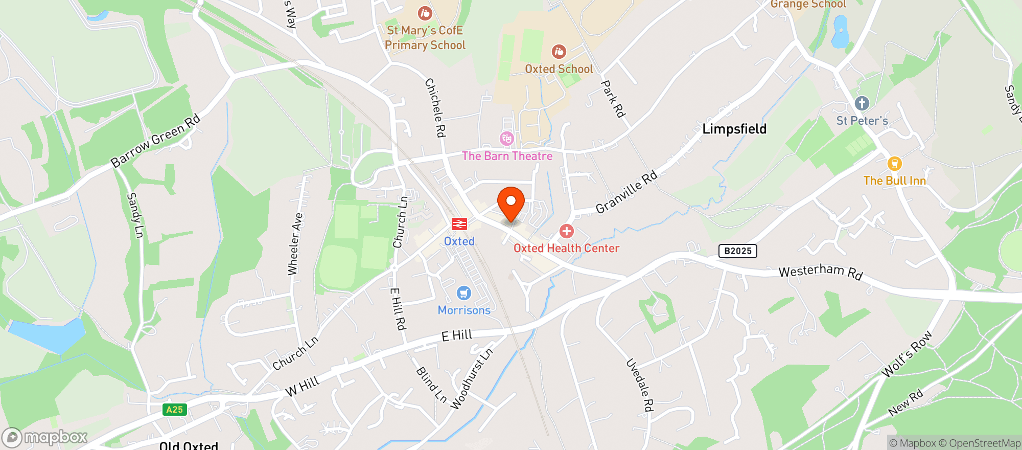 Map showing Wild Thyme Health Store Ltd