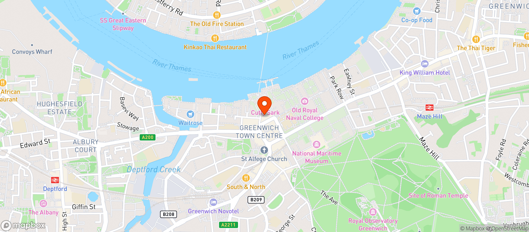 Map showing Gipsy Moth
