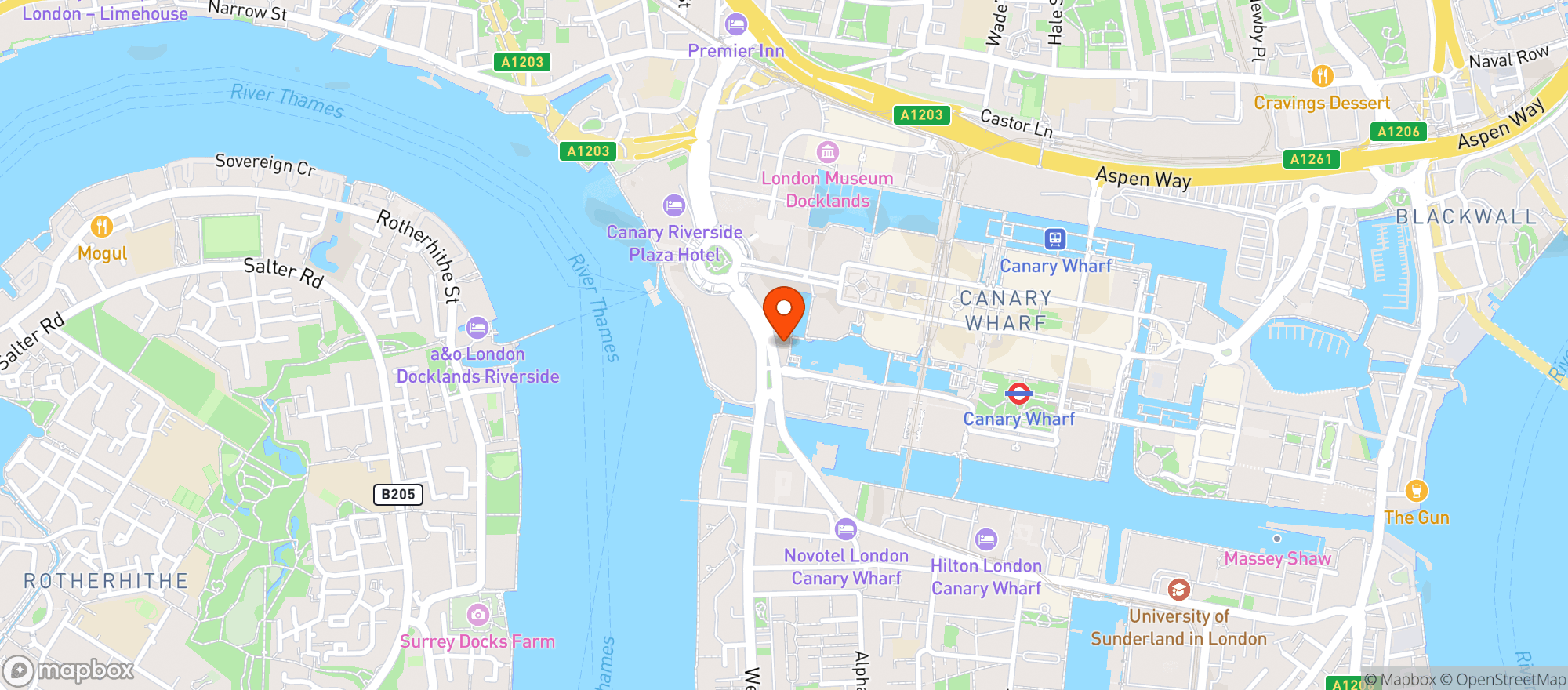 Map showing 1 Newfoundland Place -floor 2 Lounge