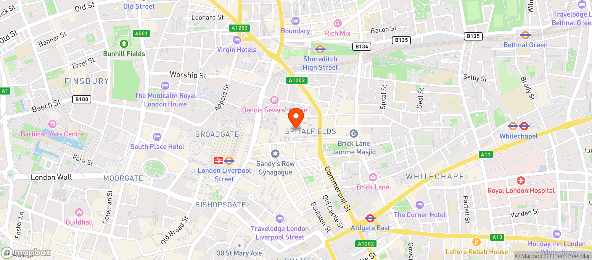 Map showing Brother Marcus