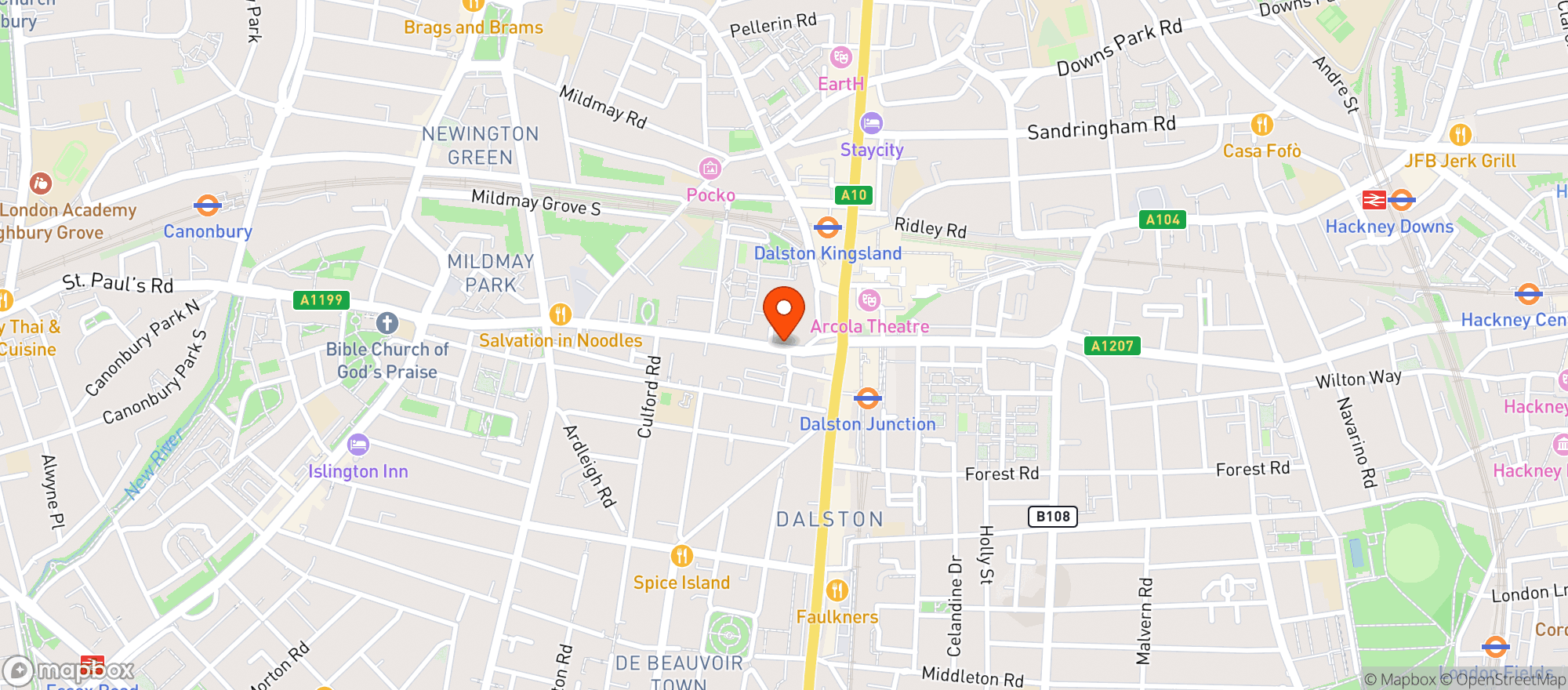 Map showing All Good Beer | N1