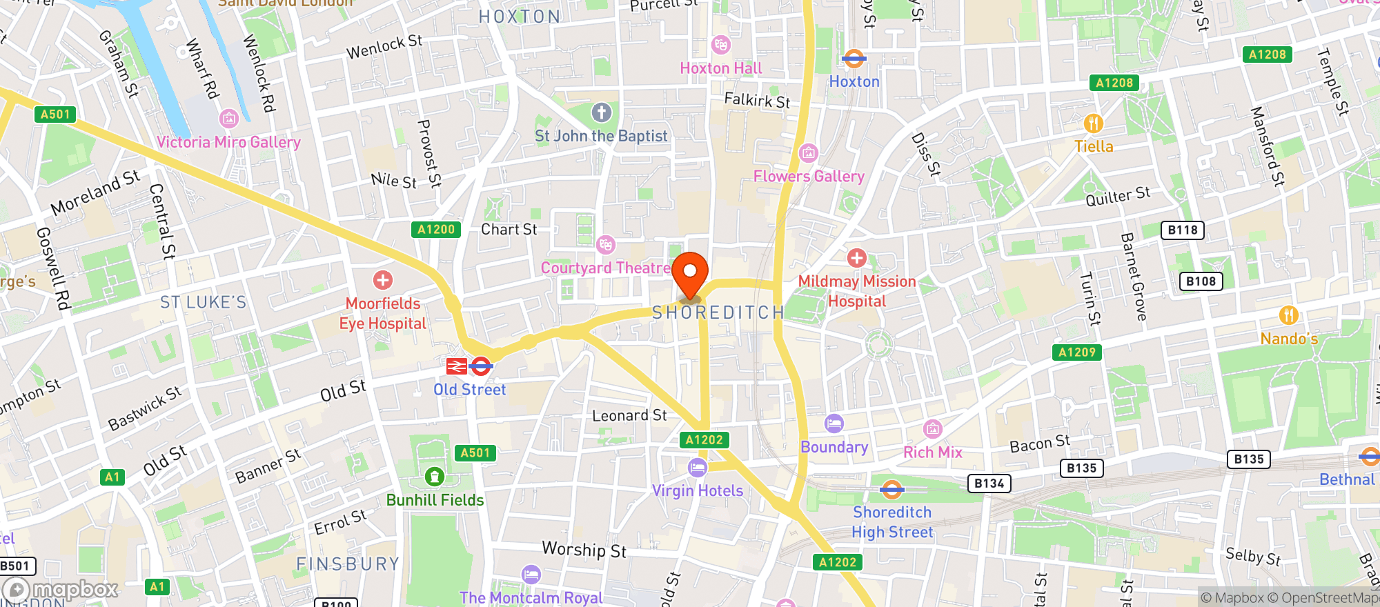 Map showing Midrange Enterprises T/A Refill