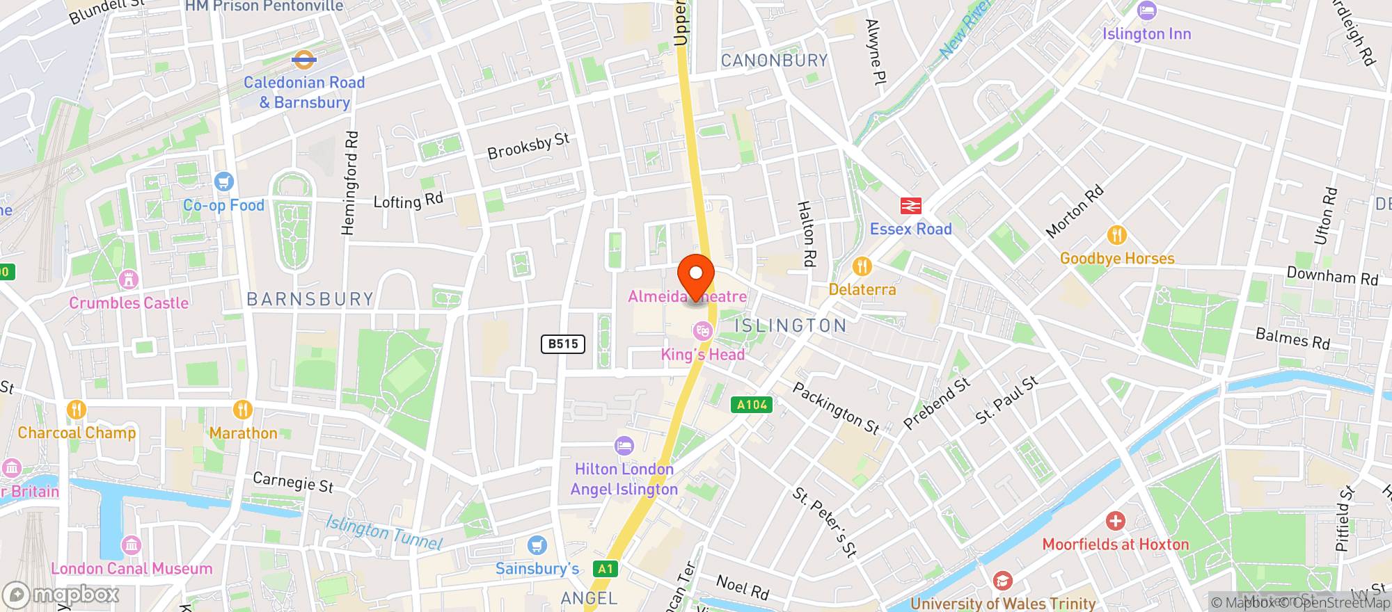 Map showing Omnom