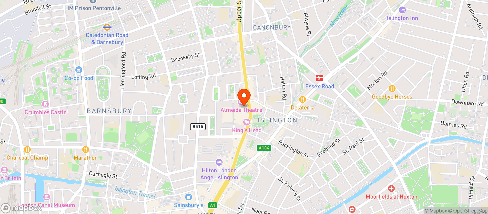 Map showing Meatliquor