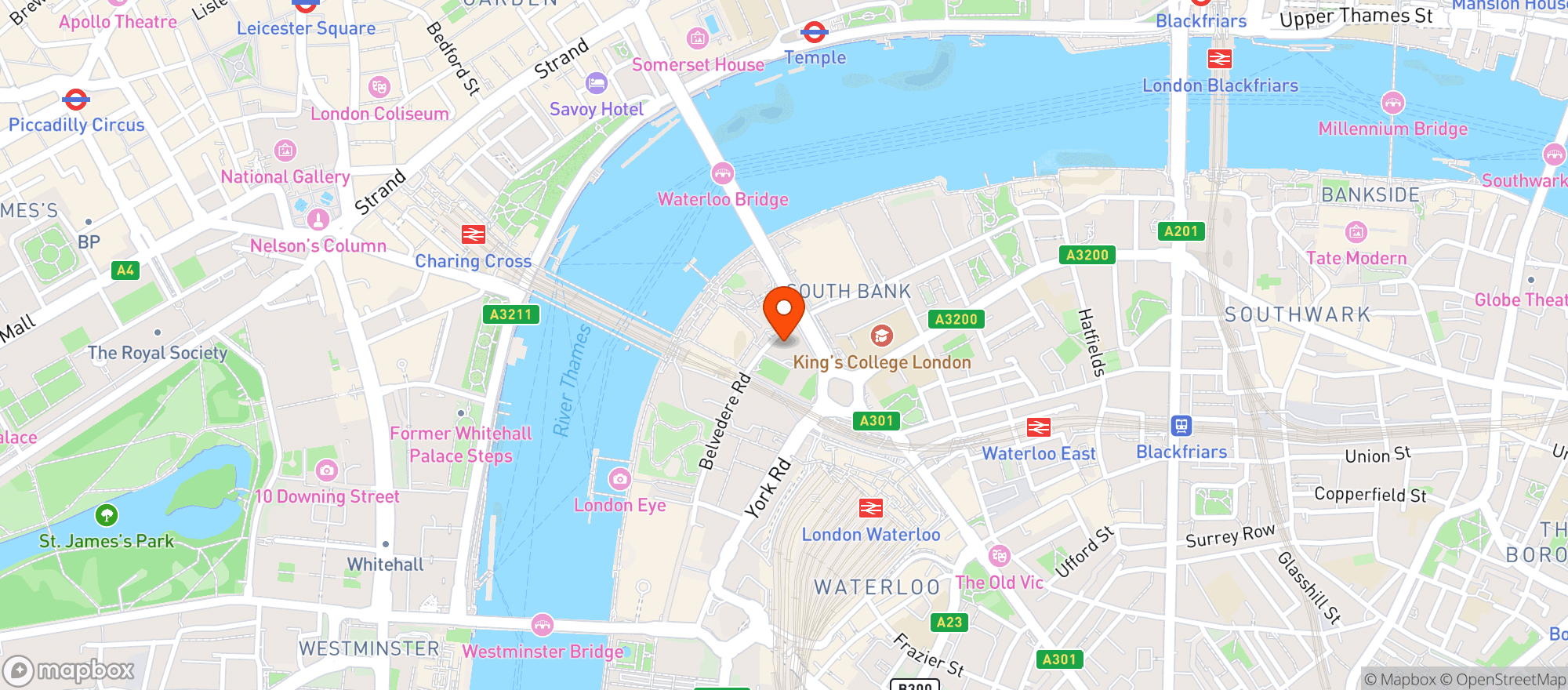 Map showing Brasserie Blanc