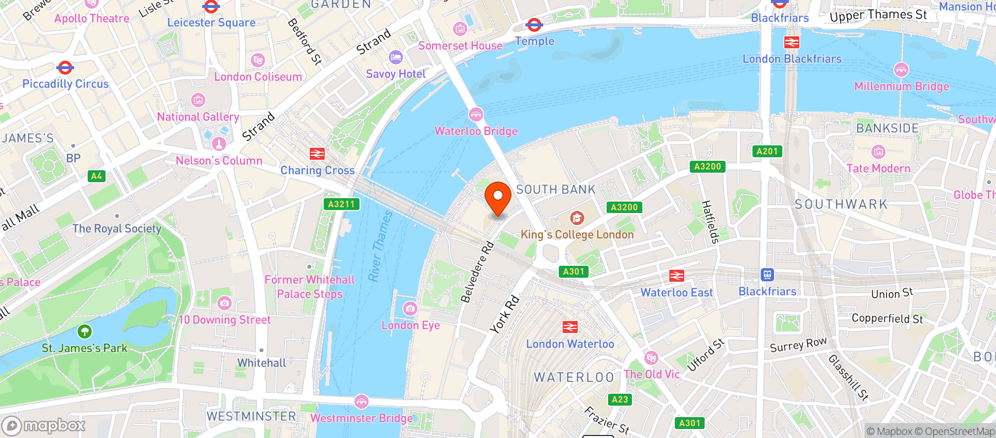 Map showing The Hop Locker