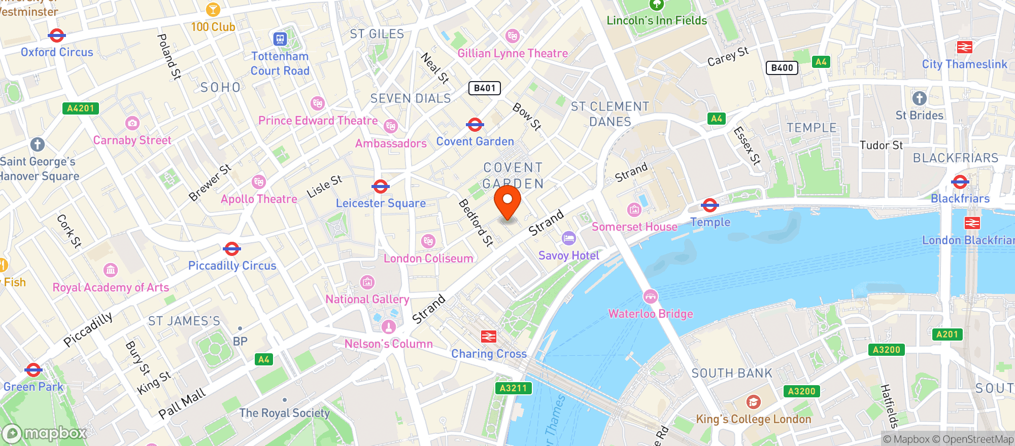 Map showing Condesa