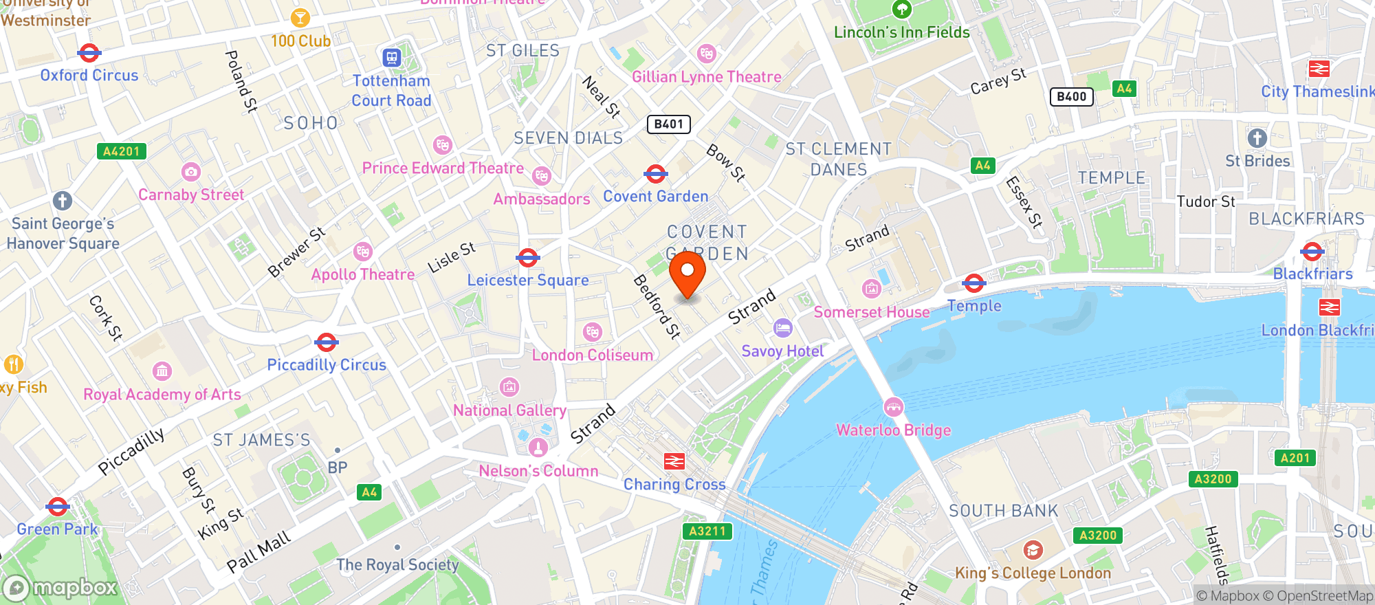 Map showing Lady Of The Grapes