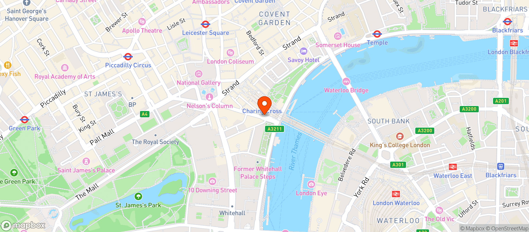 Map showing Playhouse Theatre