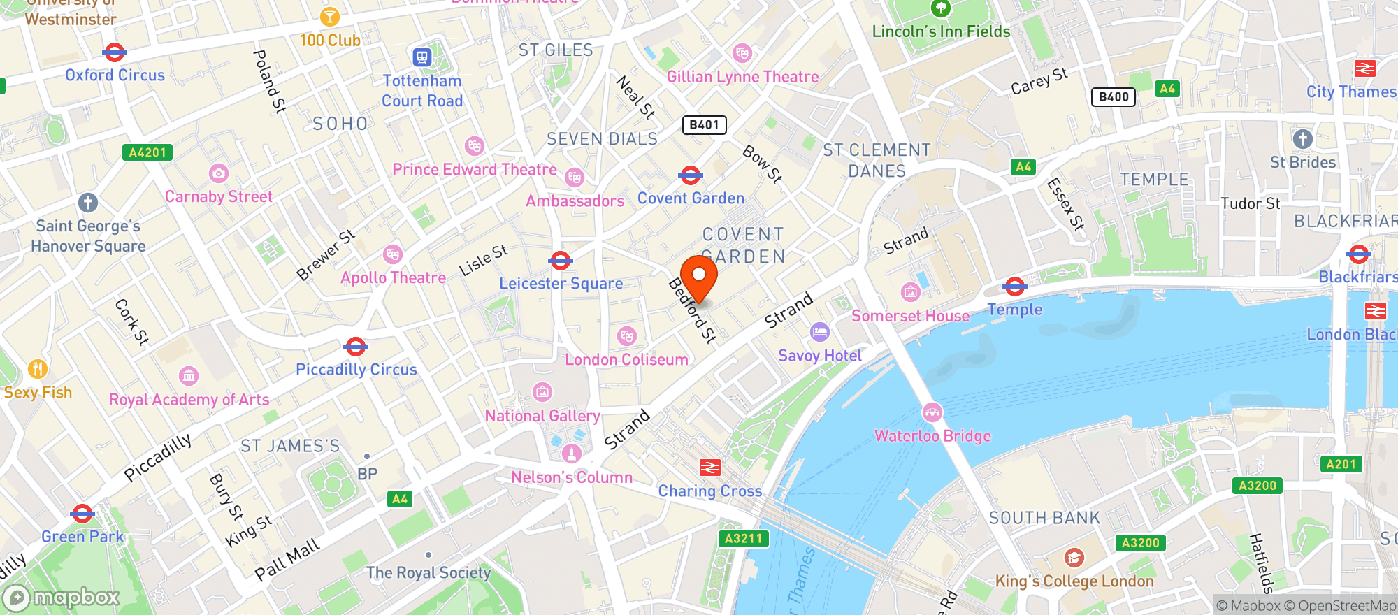 Map showing The Lowdown