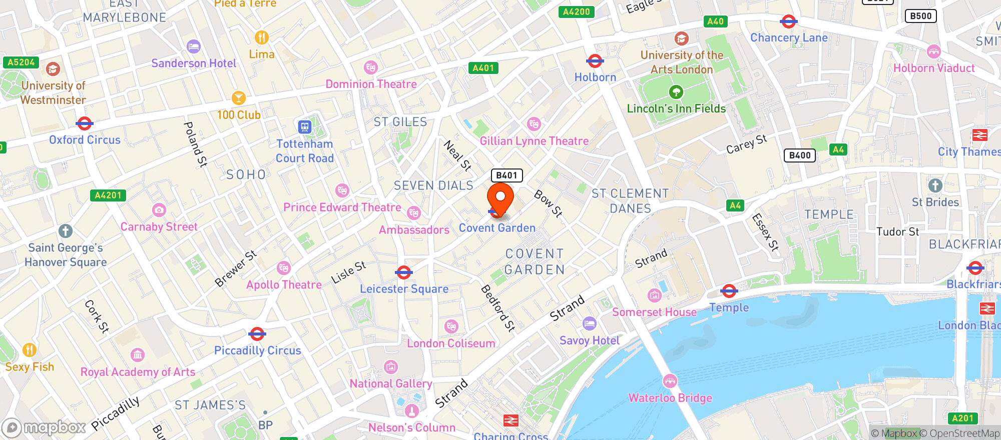 Map showing White Lion