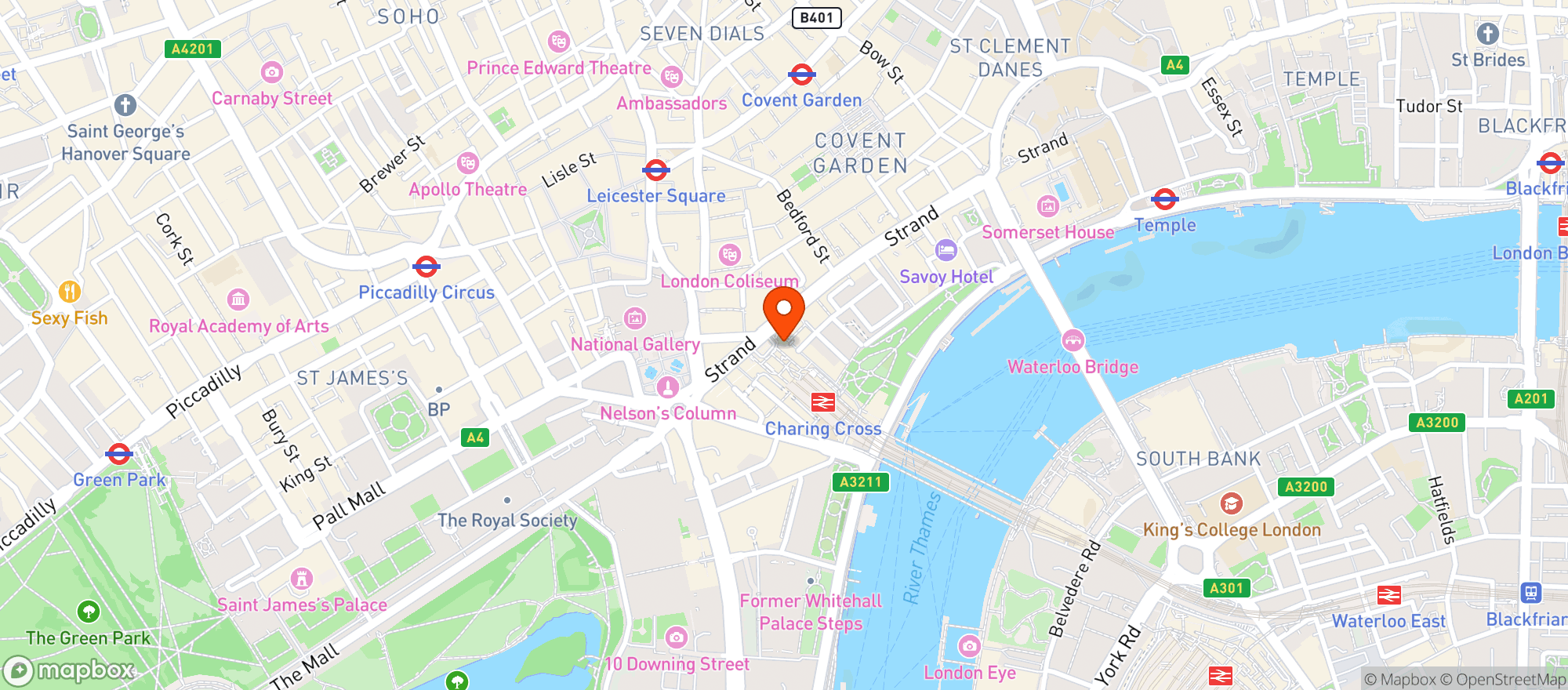Map showing The Clermont