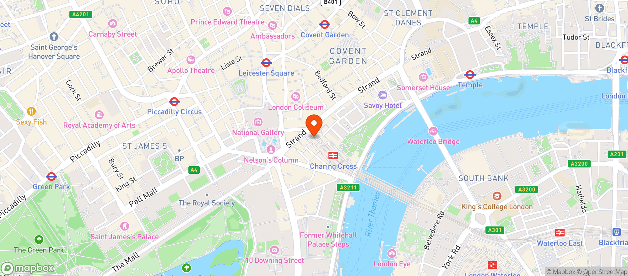 Map showing M&s Simply Food