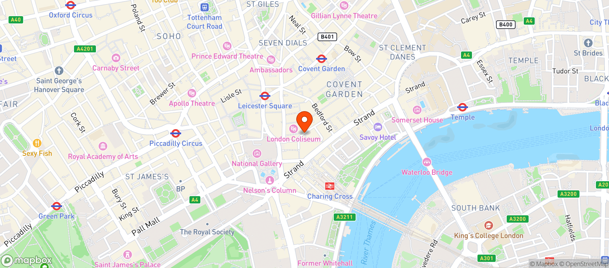Map showing The Marquis