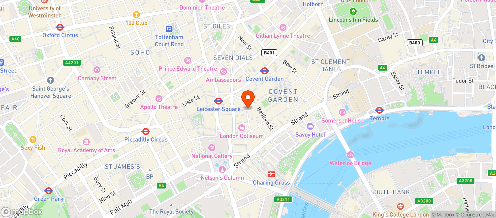 Map showing White Swan