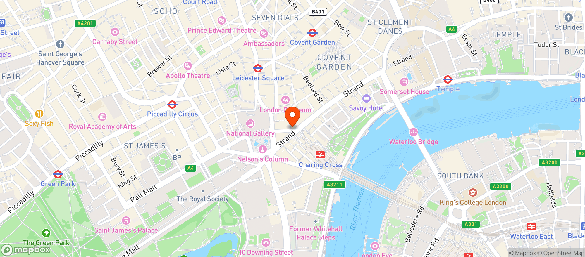 Map showing "a Conversation With Oscar Wilde" Statue