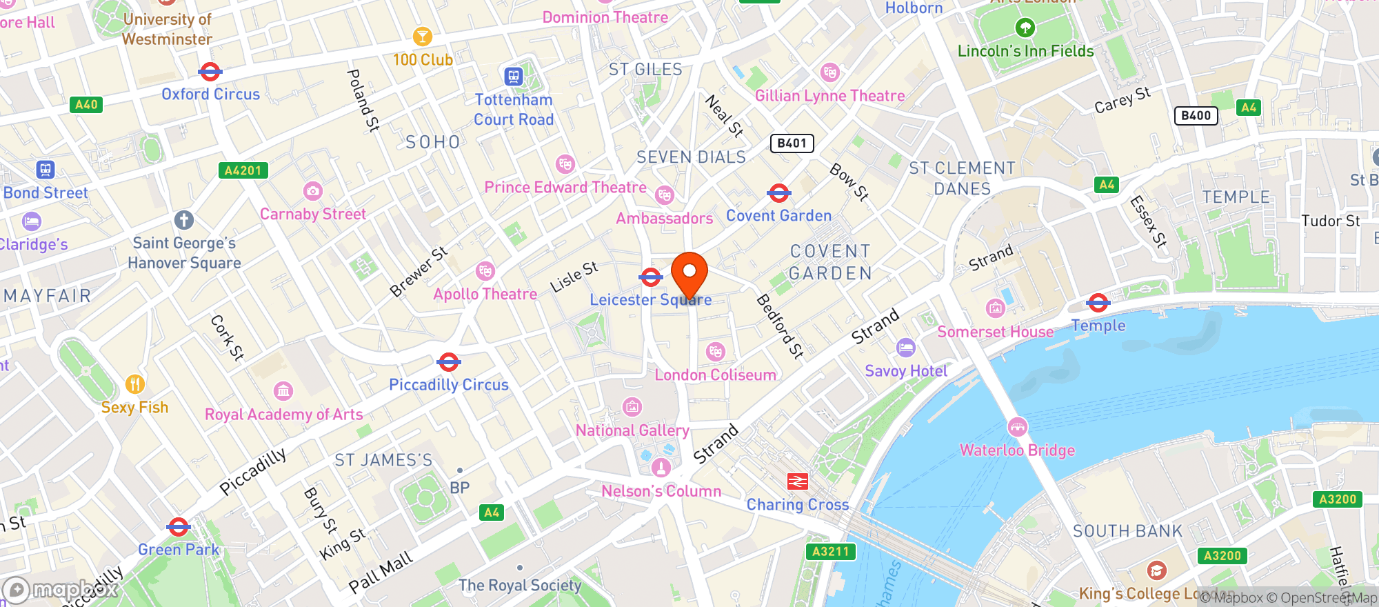 Map showing The Salisbury