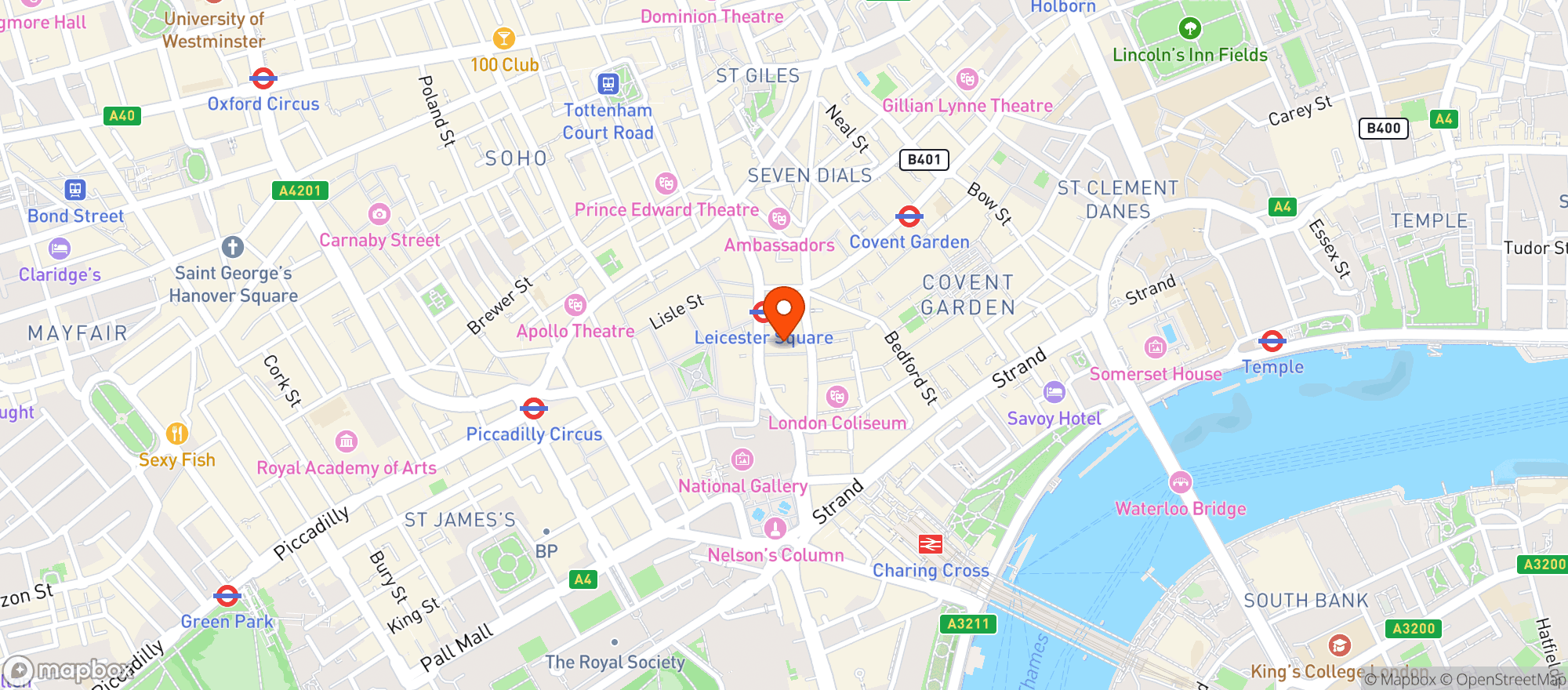 Map showing Extreme Needle Tattoo & Piercing Studios