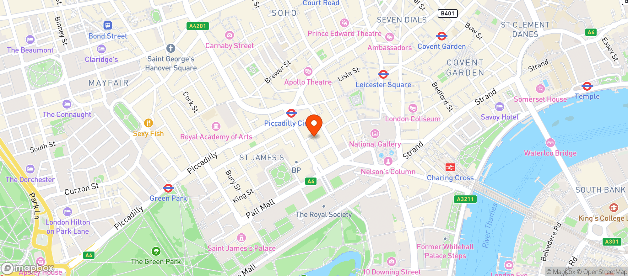 Map showing Scully St. James’s