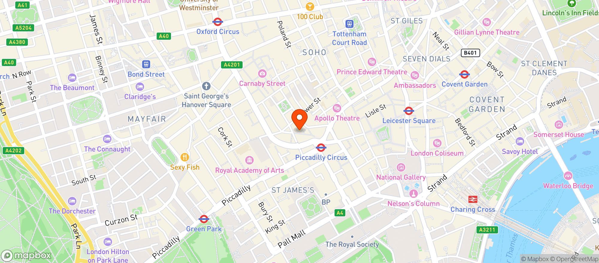 Map showing Whole Foods Market