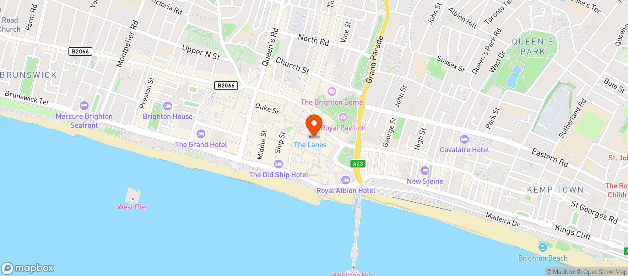 Map showing Sebb's