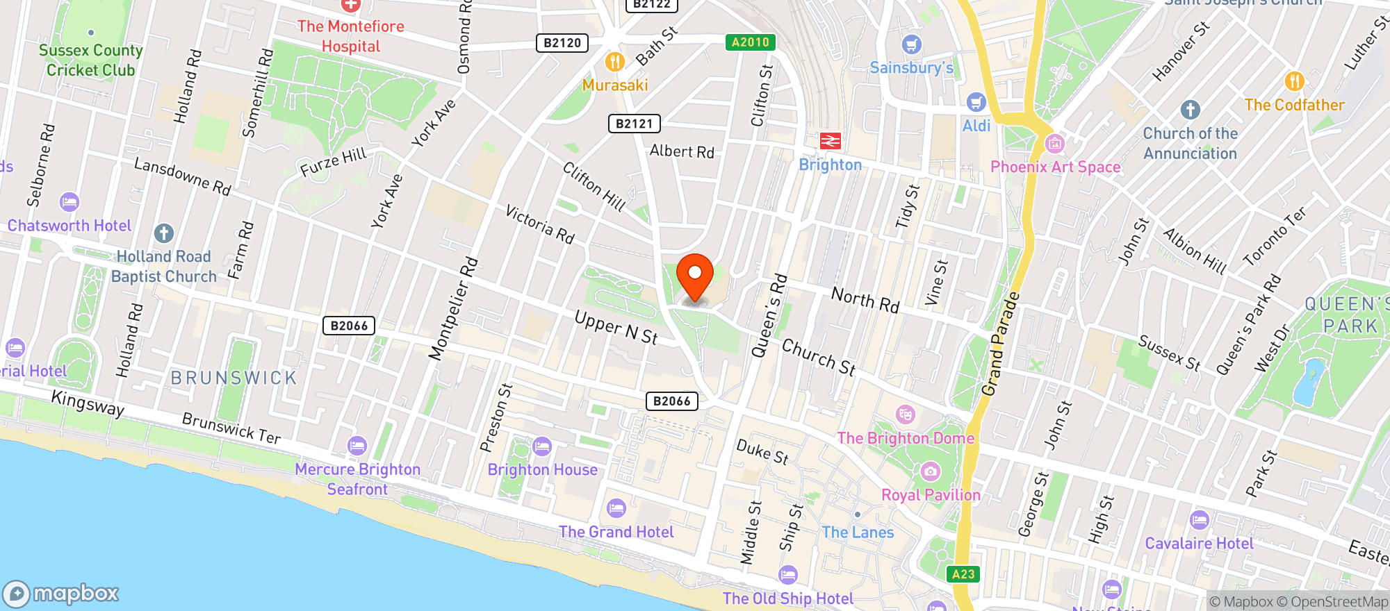 Map showing Spirited