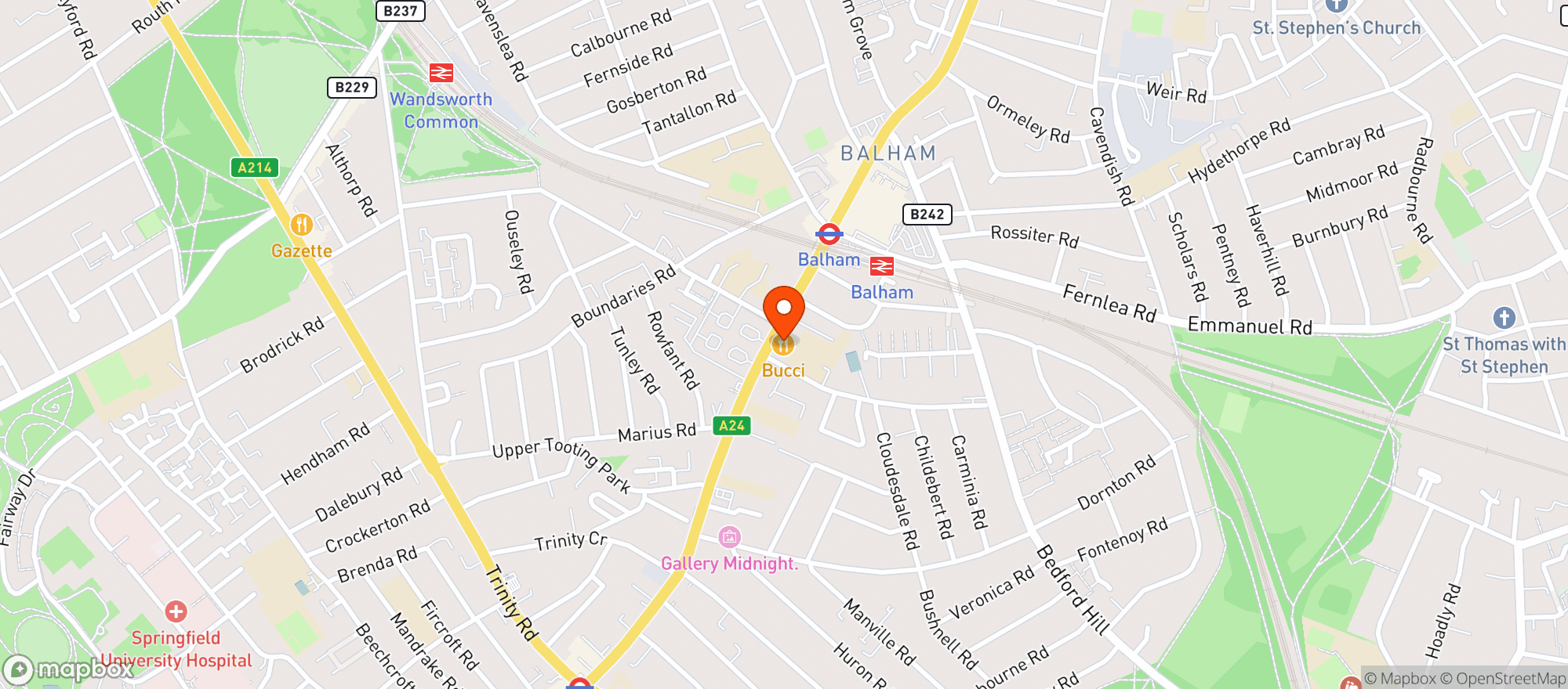 Map showing Henny's