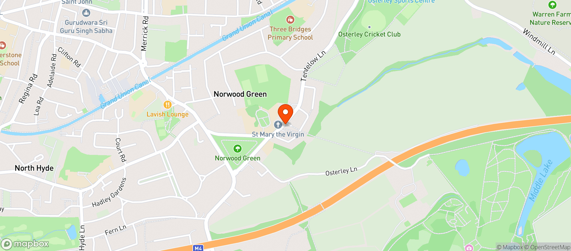 Map showing The Plough