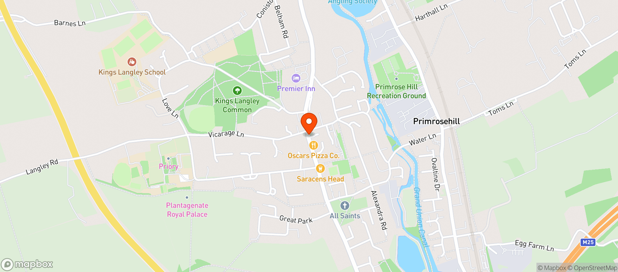 Map showing Dalling & Co