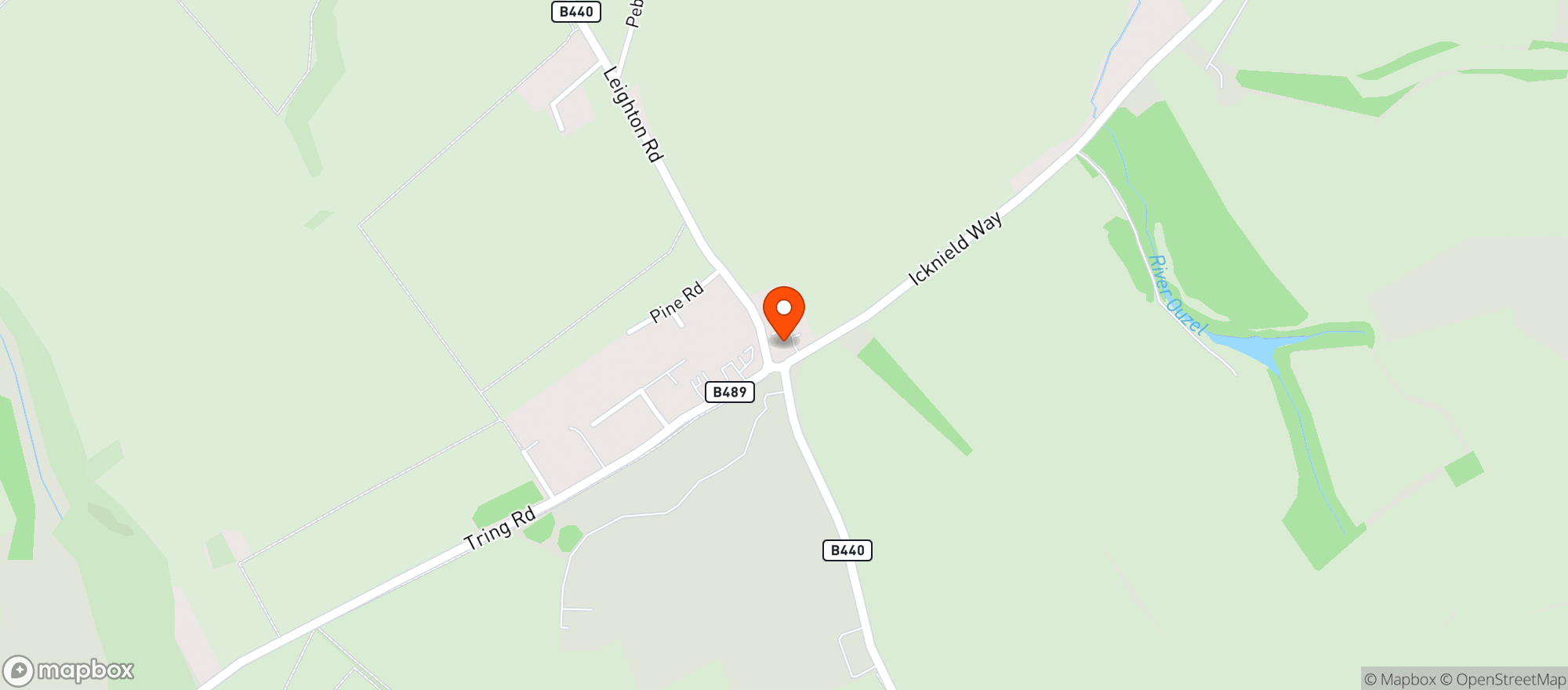 Map showing Vinatge Inns