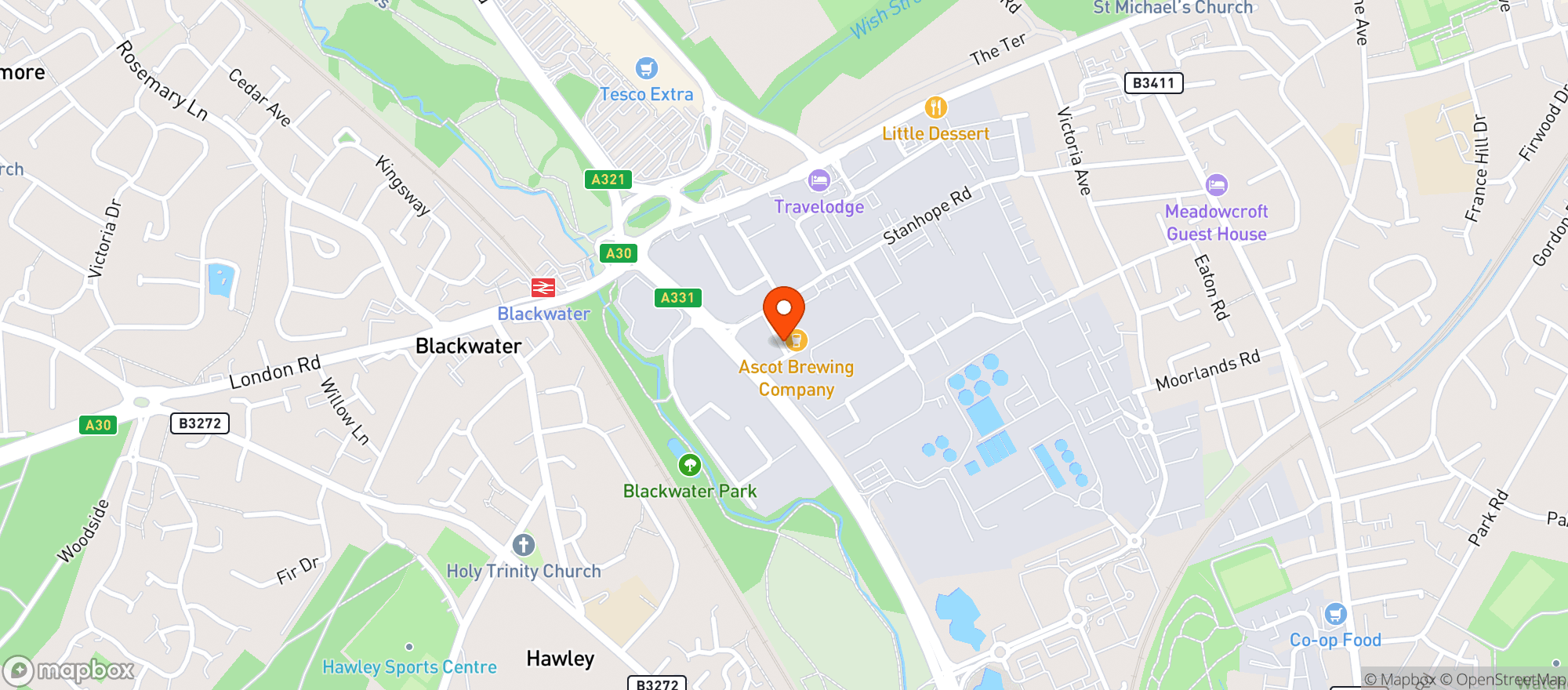 Map showing Disruption IS Brewing