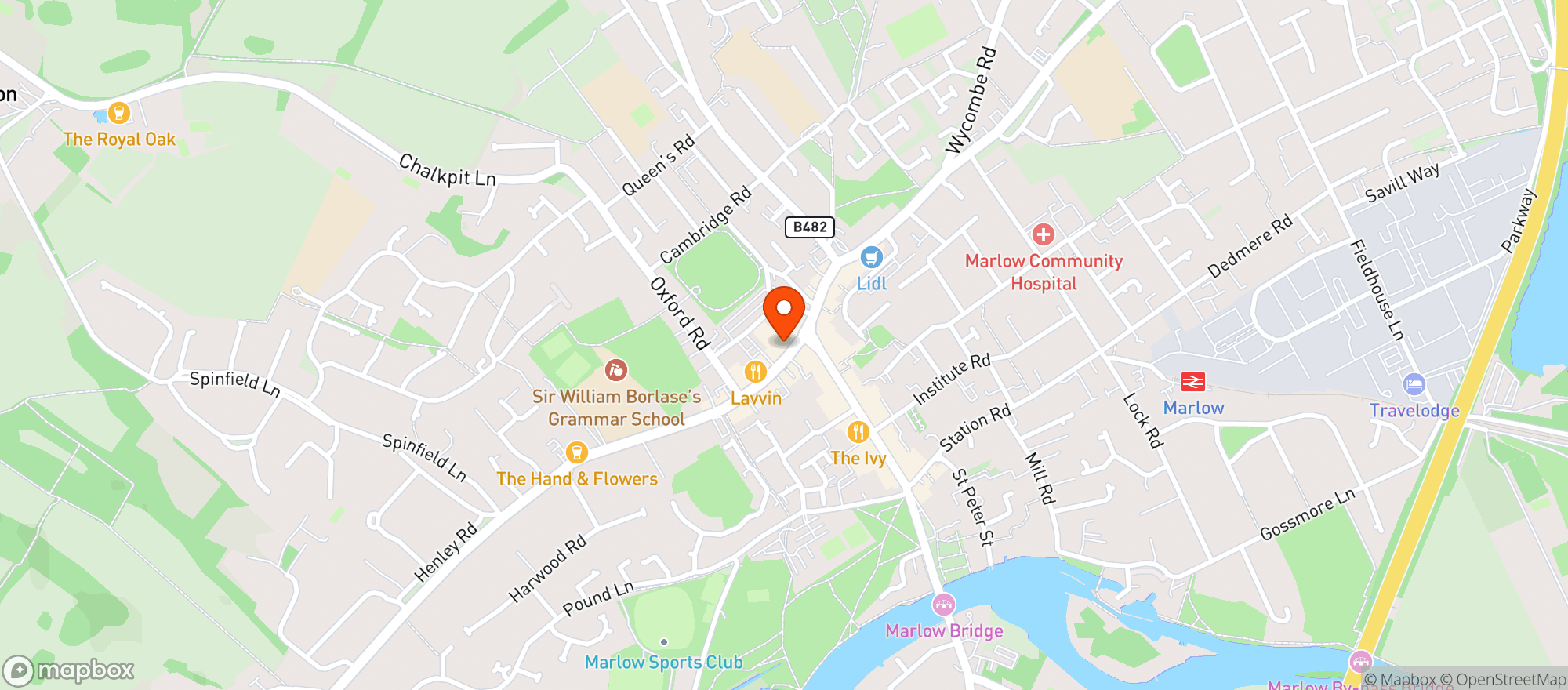 Map showing The Grand Assembly (wetherspoon)