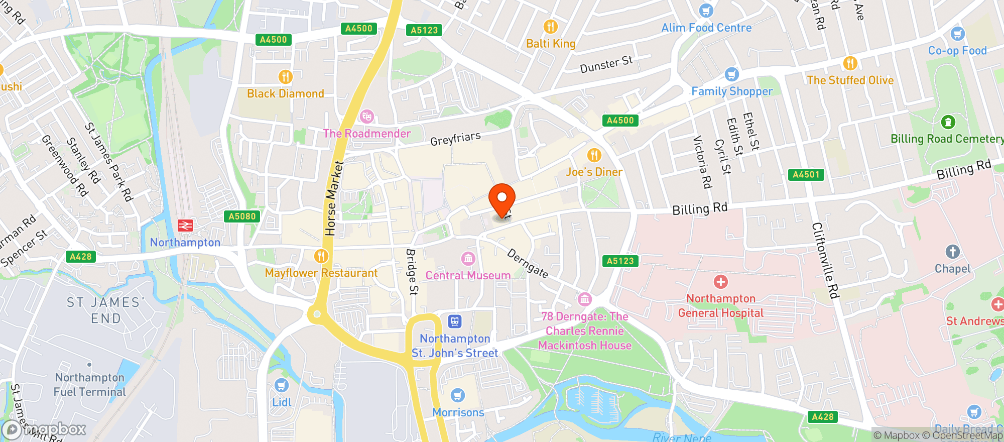 Map showing Optimist