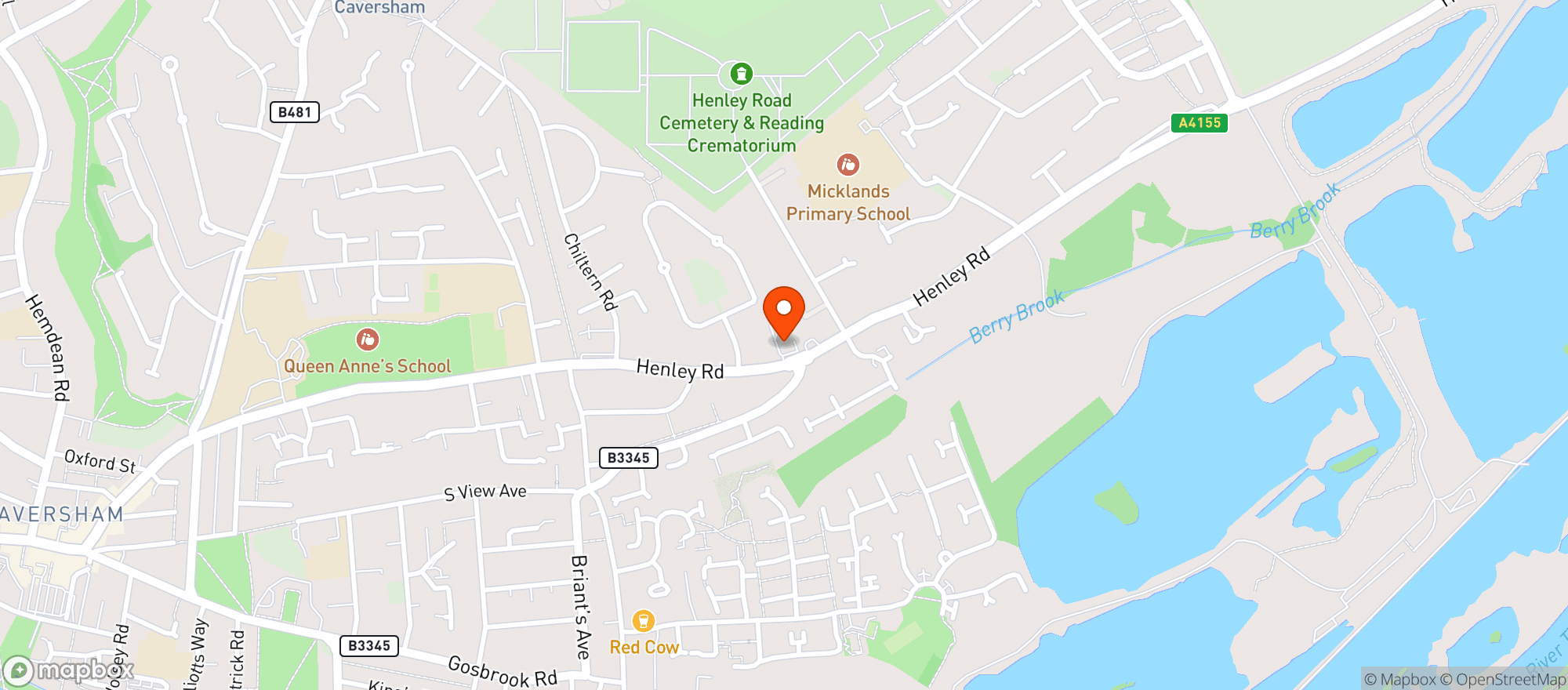 Map showing Travellers Rest