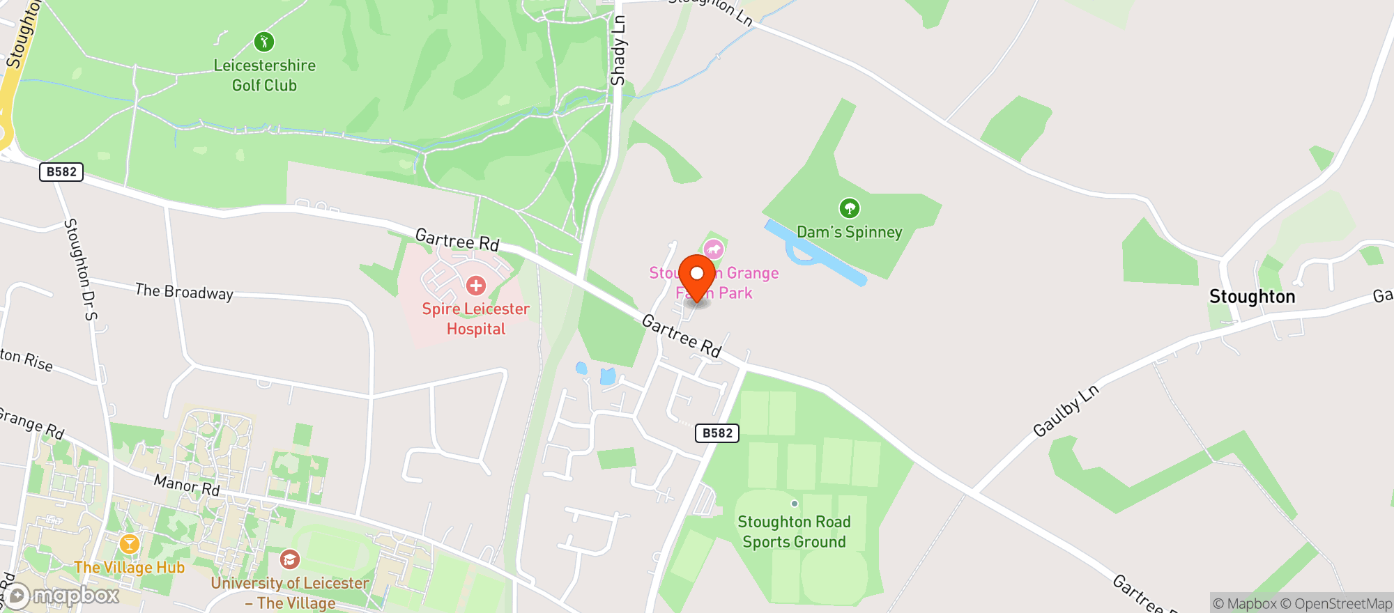 Map showing The Cow And Plough