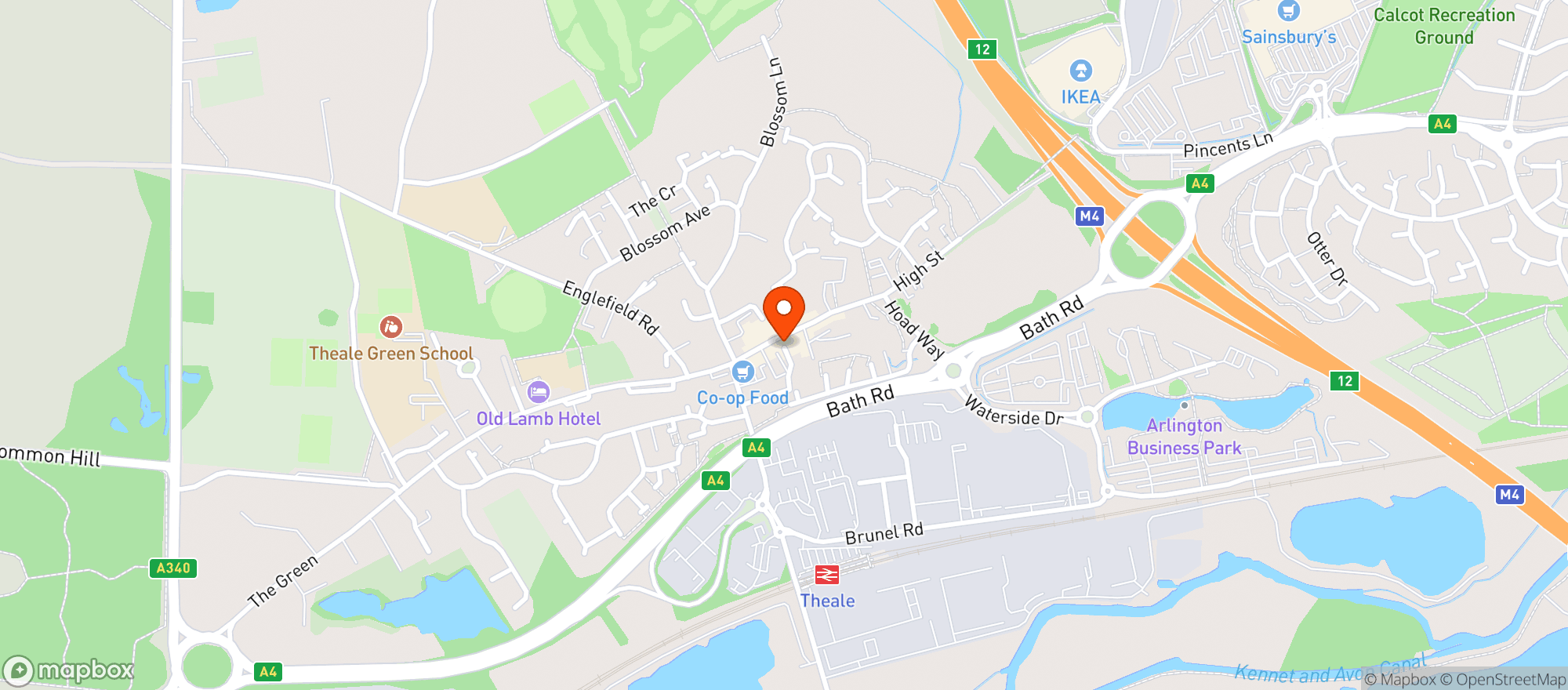 Map showing Cotswold Fayre