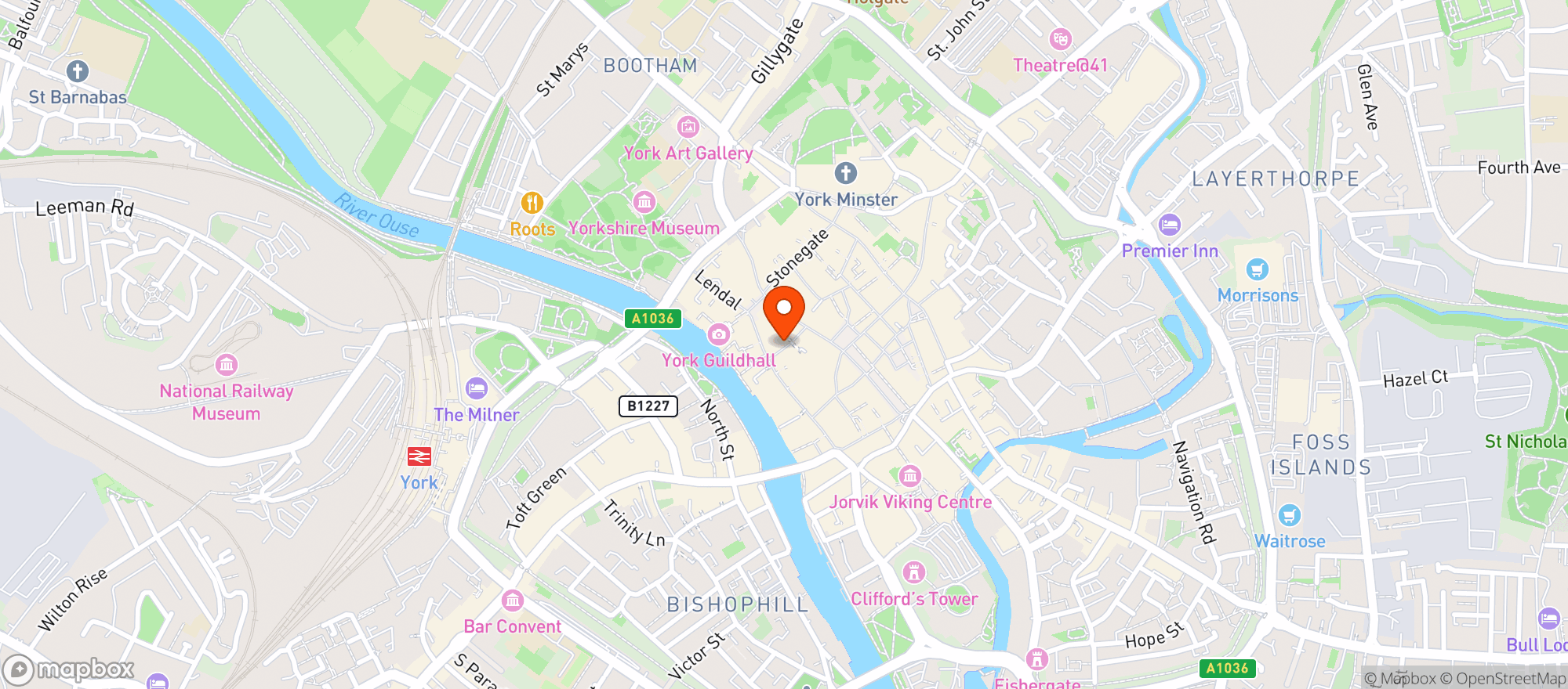 Map showing Dusk