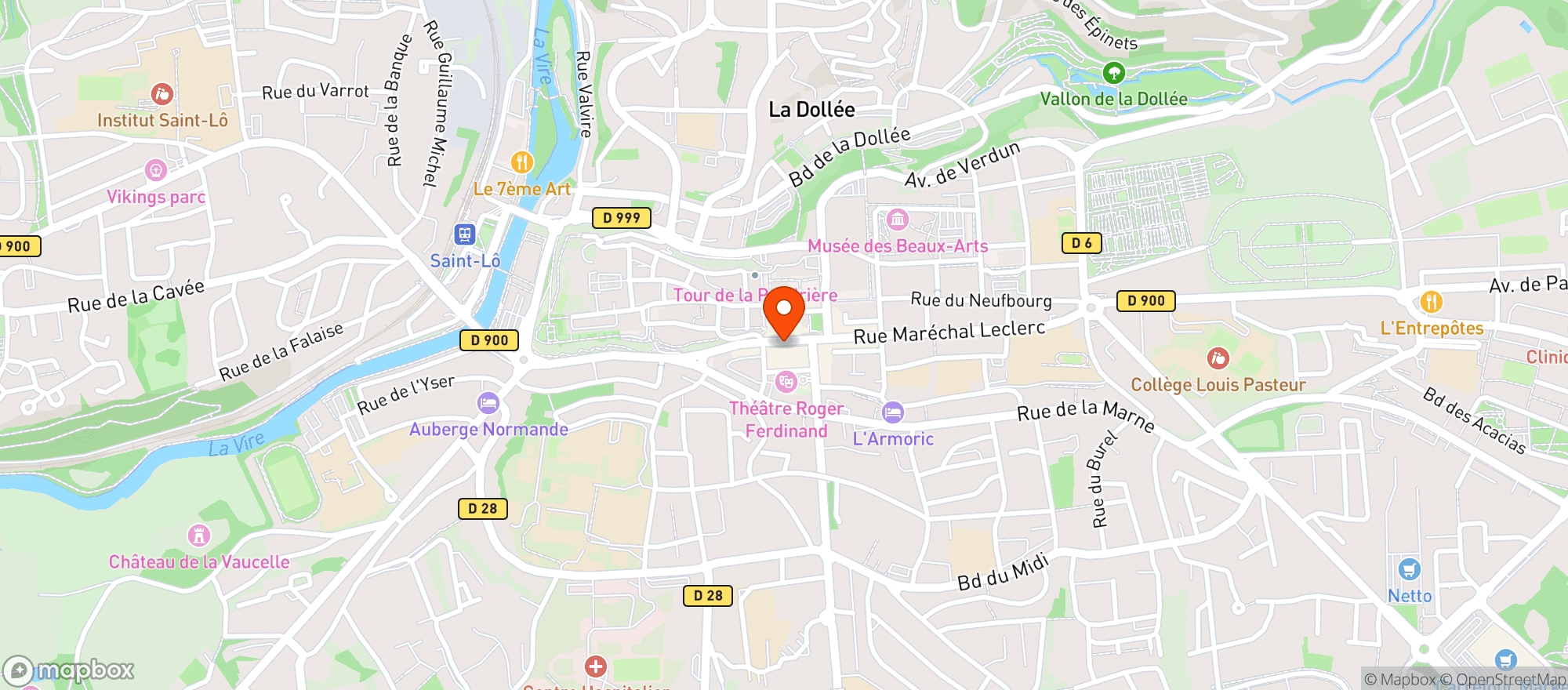 Map showing La Cave Havin