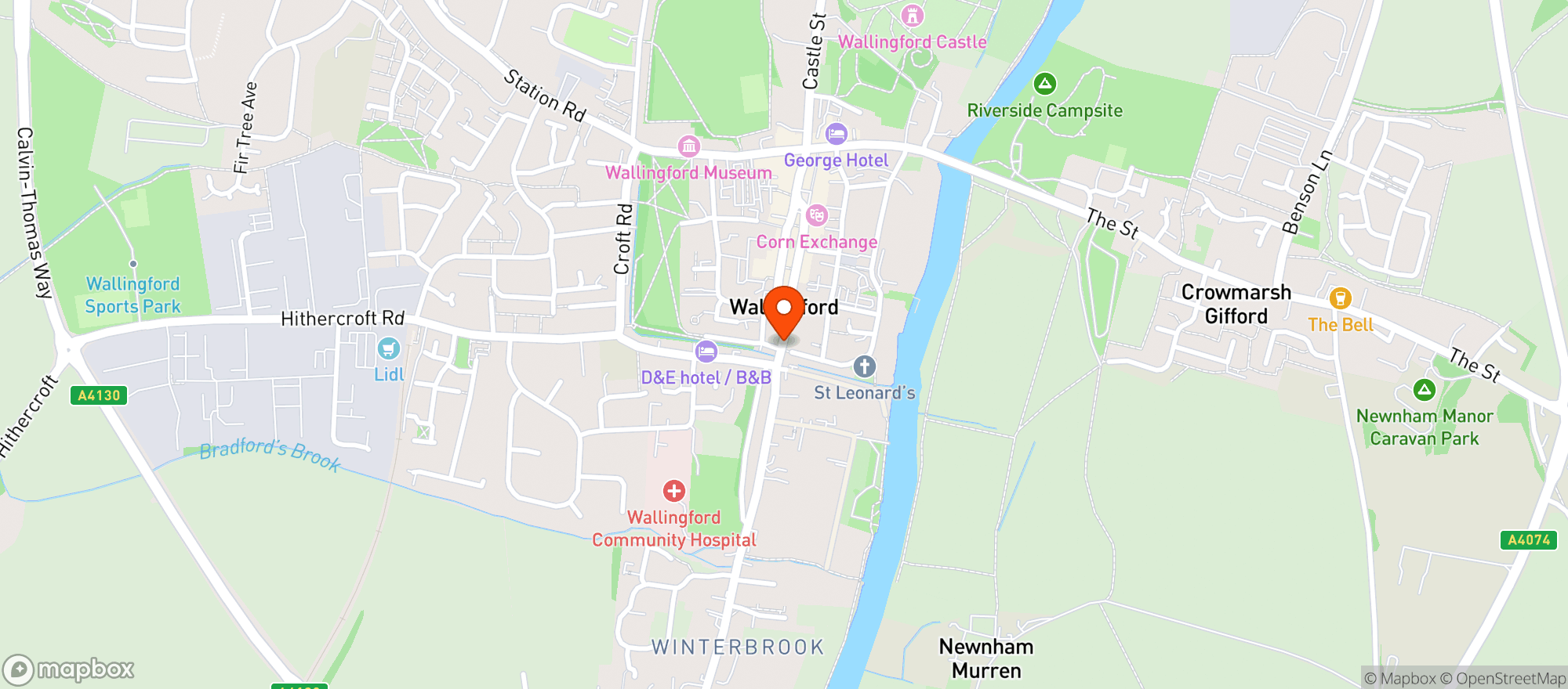 Map showing Kitchenetta Deli