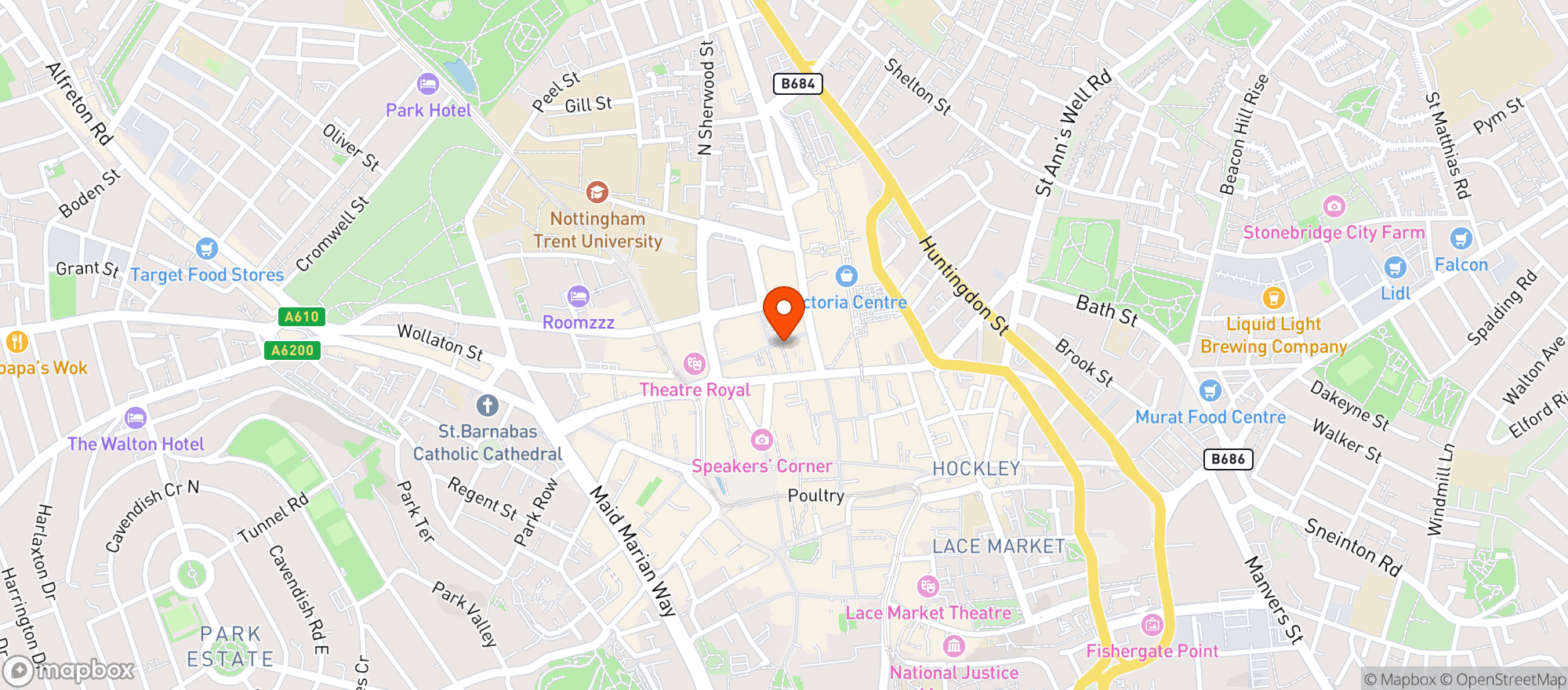 Map showing The Little London Herbal