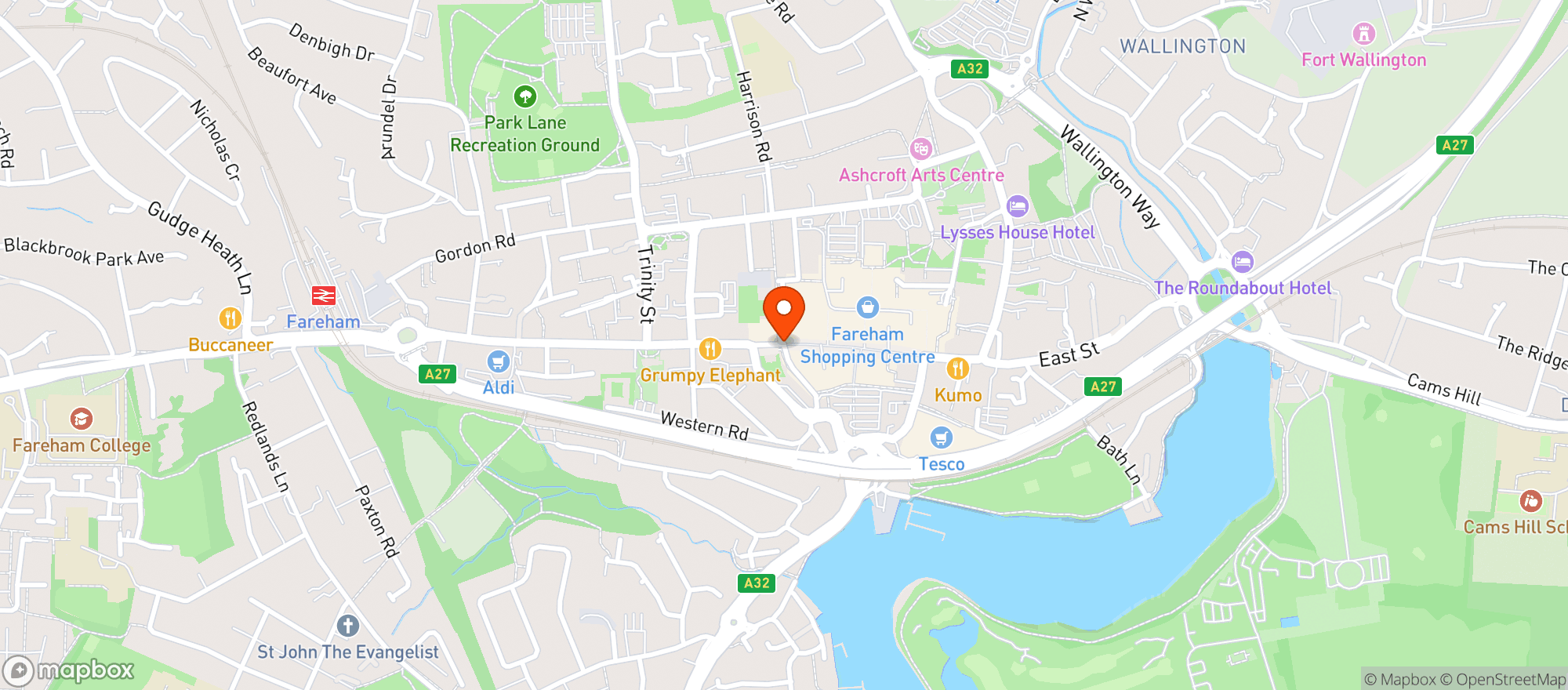 Map showing VITO Lounge