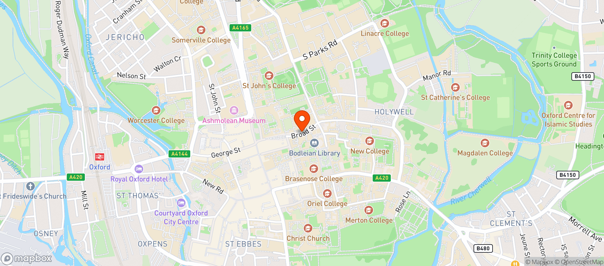 Map showing The White Horse
