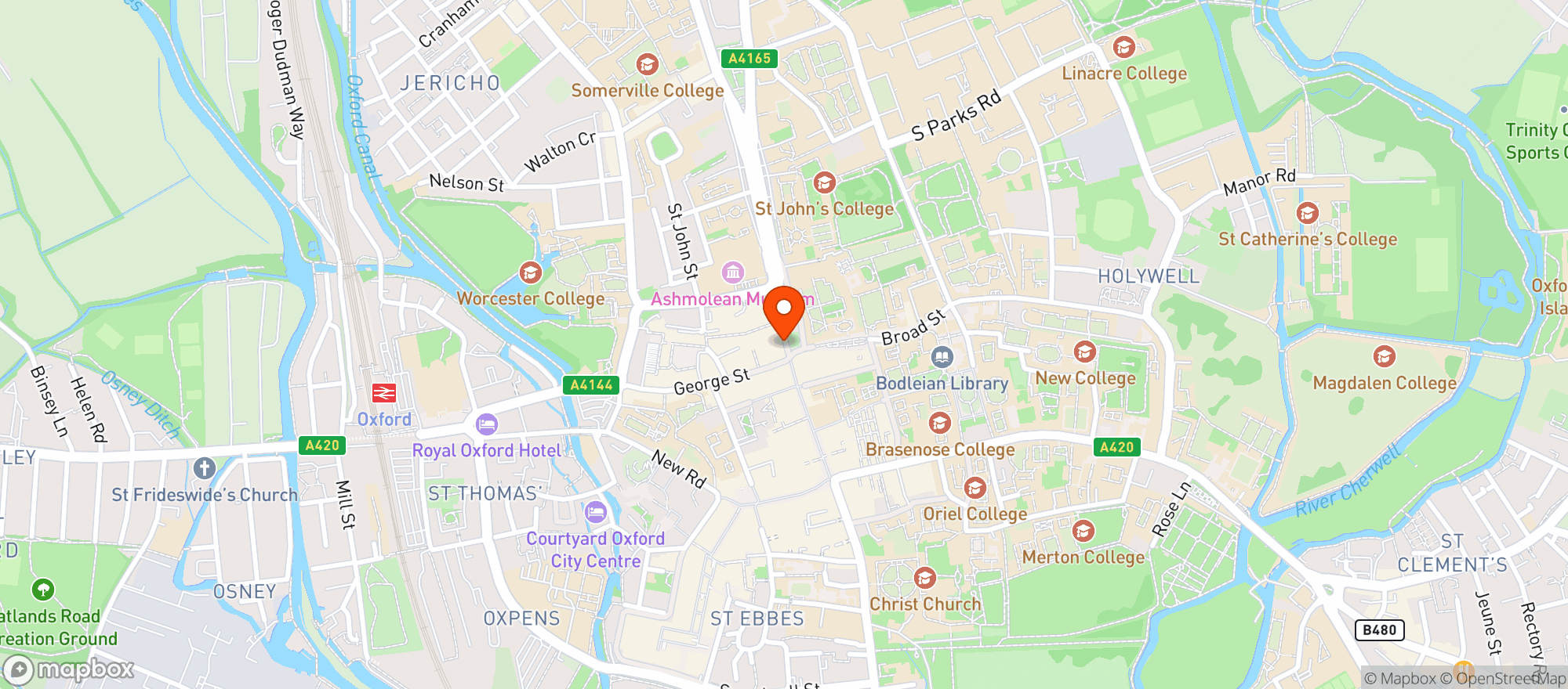 Map showing Cosmo