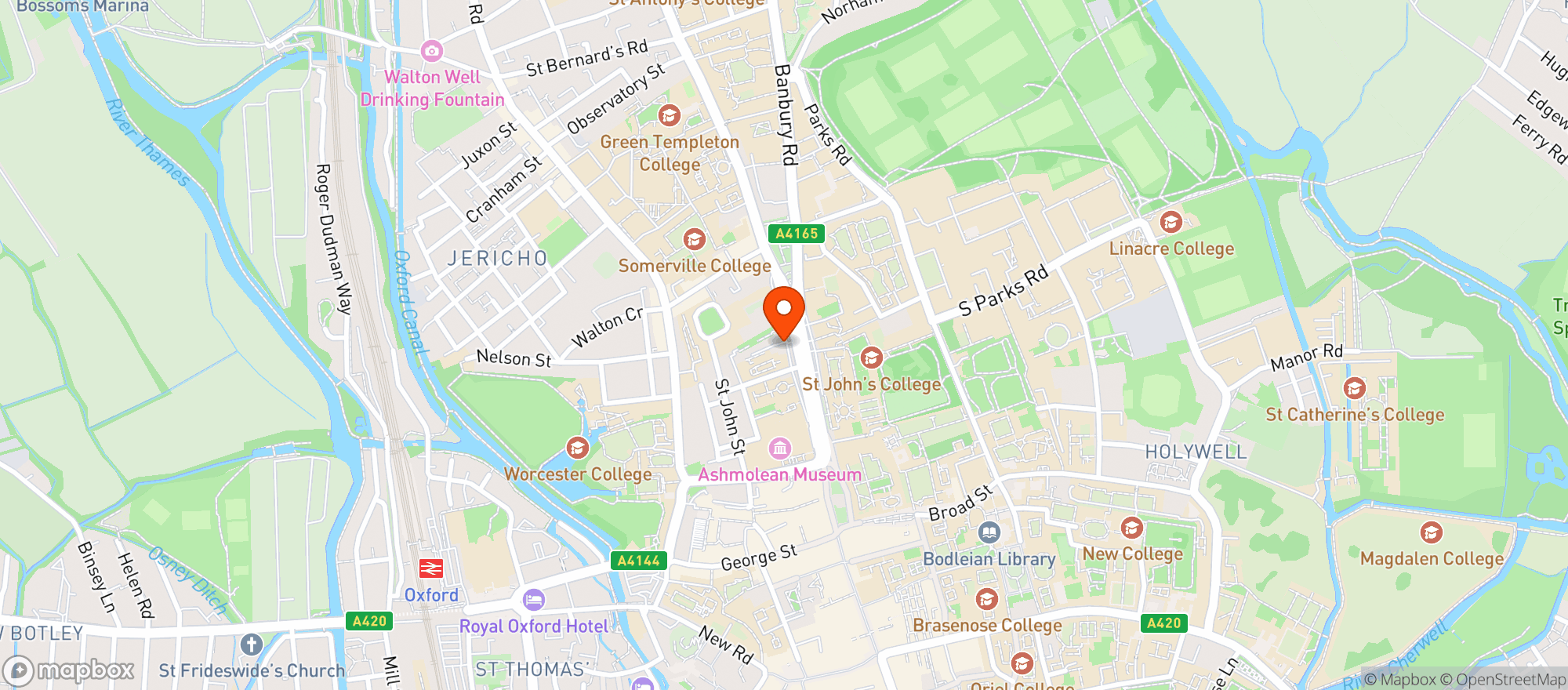 Map showing Eagle & Child