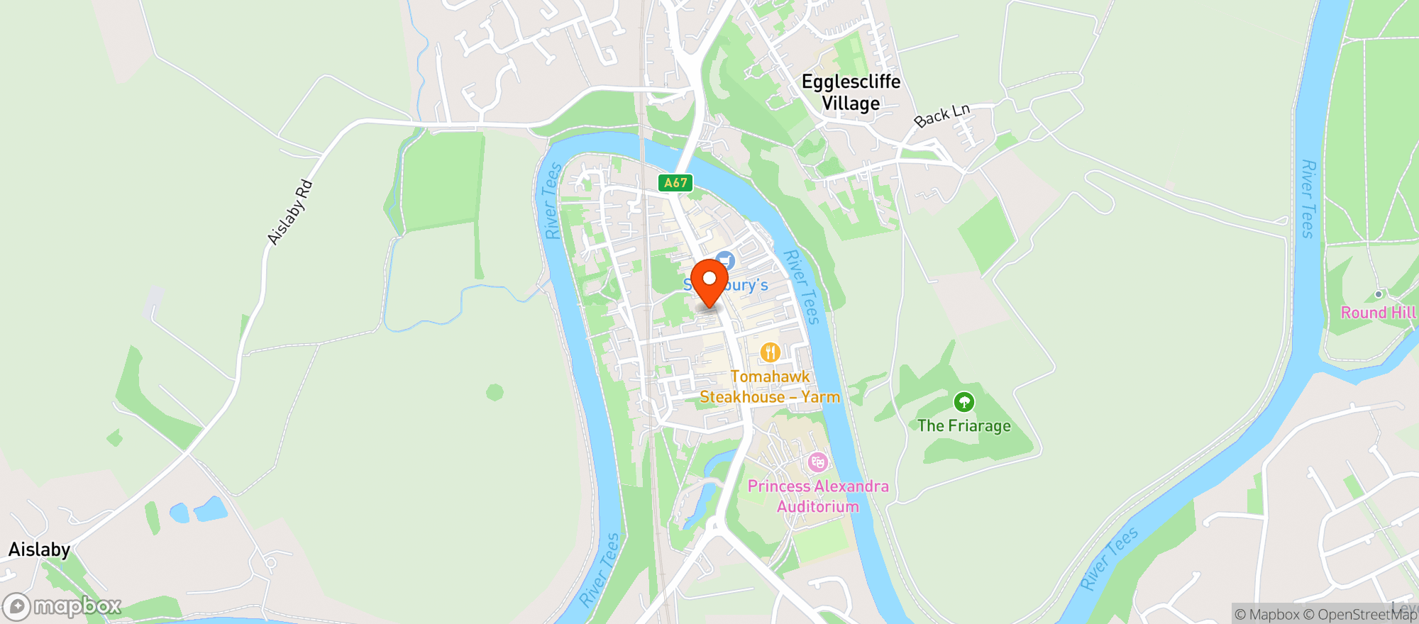 Map showing Black Bull